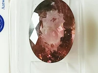 Rubellite 9.10ct algt certified - afbeelding 2 van  8