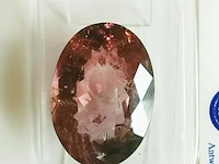 Rubellite 9.10ct algt certified - afbeelding 4 van  8