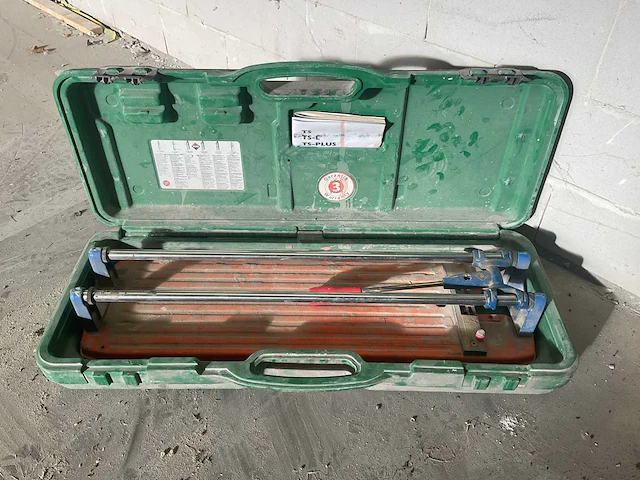 Rubi ts 50 tegelsnijplank in koffer - afbeelding 1 van  3