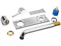 Rubinetteria fantini 5002e813b wastafelarmatuur, wandmontage, verchroomd - afbeelding 1 van  3