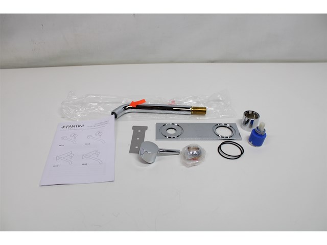 Rubinetteria fantini 5002e813b wastafelarmatuur, wandmontage, verchroomd - afbeelding 2 van  3