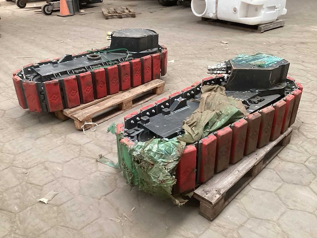 Rubsbanden met hydraulische motor (2x) - afbeelding 2 van  6