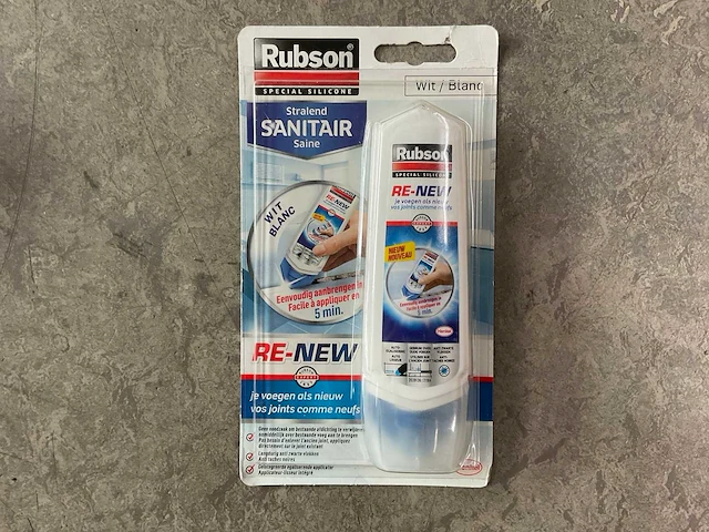 Rubson - renew - sanitair siliconenkit wit (24x) - afbeelding 1 van  2