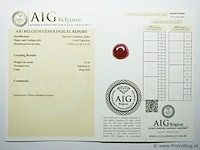 Ruby 15.36ct aig certified - afbeelding 4 van  4