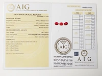Ruby 1.64ct aig certified - afbeelding 4 van  4