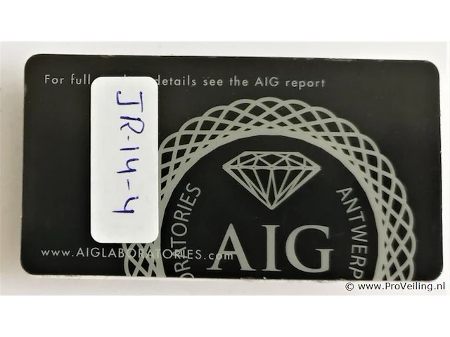 Ruby 1.69ct gra certified - afbeelding 2 van  3