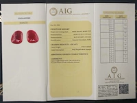 Ruby 17.91ct aig certified - afbeelding 7 van  7