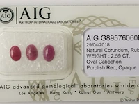 Ruby 2.59ct aig certified - afbeelding 5 van  8