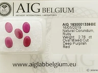 Ruby 2.76ct aig certified