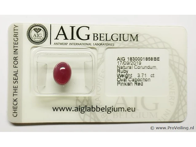 Gemstones/edelstenen veiling o.a. sapphire, ruby & tourmaline