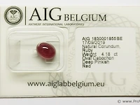 Ruby 4.18ct aig certified