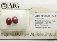 Ruby 4.25ct aig certified