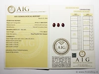 Ruby 7.73ct aig certified - afbeelding 4 van  4