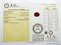 Ruby 8.66ct aig certified - afbeelding 3 van  3