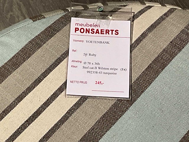 Ruby ronde poef - afbeelding 8 van  8