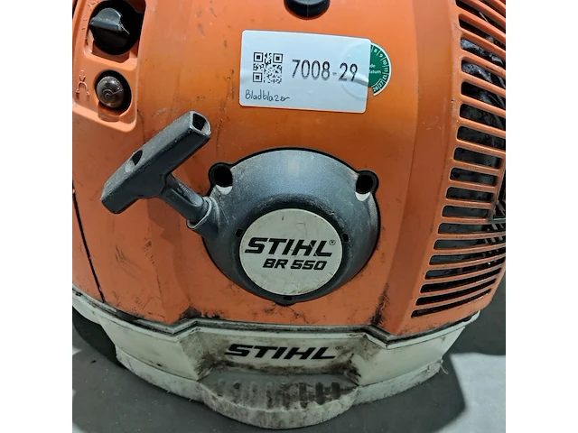 Ruggedragen benzine bladblazer, stihl, br 550, 2013 - afbeelding 6 van  10