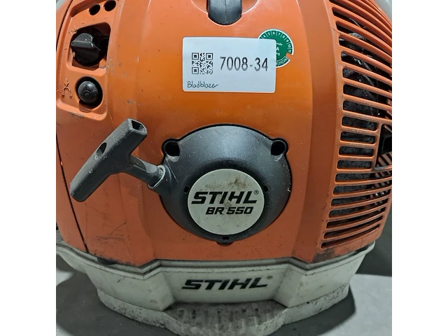 Ruggedragen benzine bladblazer, stihl, br 550, 2013 - afbeelding 5 van  9
