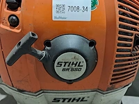 Ruggedragen benzine bladblazer, stihl, br 550, 2013 - afbeelding 5 van  9