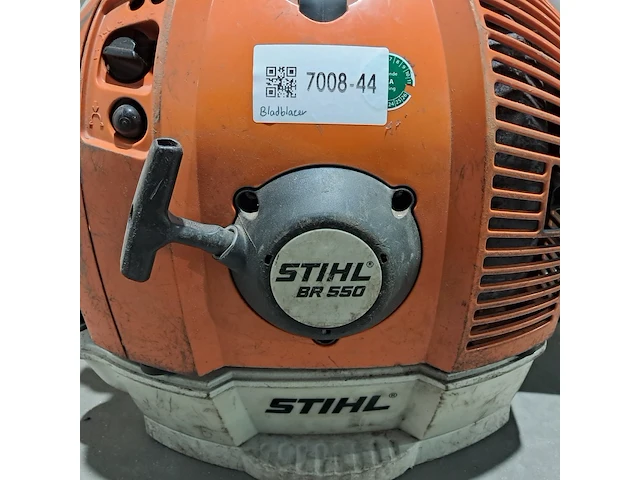 Ruggedragen benzine bladblazer, stihl, br 550, 2013 - afbeelding 5 van  9