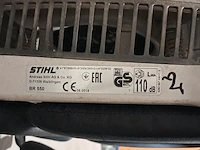 Ruggedragen benzine bladblazer stihl, br 550, bouwjaar 2014 - afbeelding 8 van  8