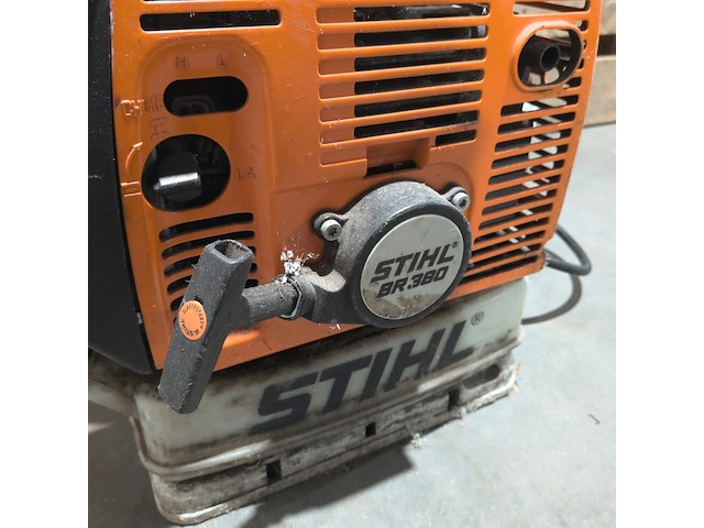 Ruggedragen benzinebladblazer, stihl, br 380, 2008 - afbeelding 5 van  11
