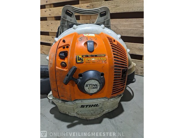 Ruggedragen bladblazer stihl, br 600, bouwjaar 2009 - afbeelding 3 van  8
