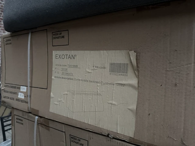 Rugleuning weather-proof exotan, sunbrella - afbeelding 3 van  3