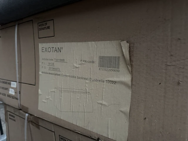 Rugleuning weather-proof exotan, sunbrella - afbeelding 3 van  3