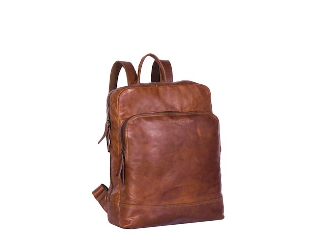 Rugtas chesterfield, mack, cognac - afbeelding 1 van  7