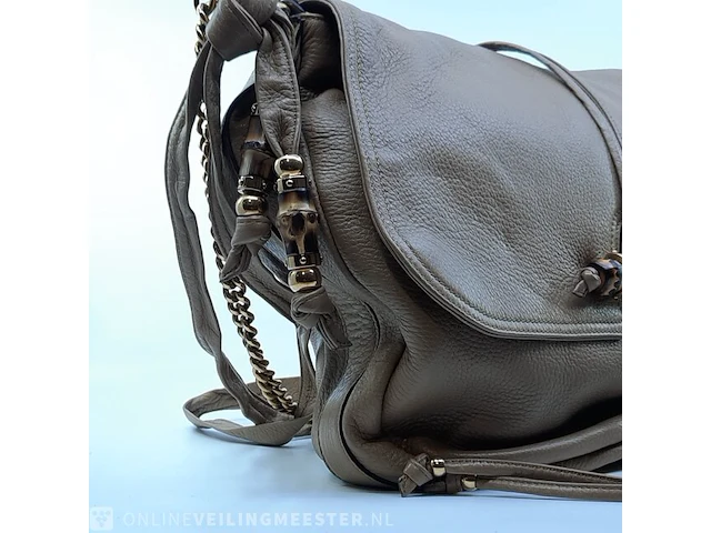 Rugtas gucci, bamboo shoulder bag 232940 214397 - afbeelding 3 van  8