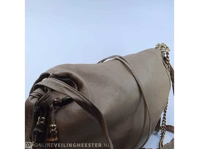Rugtas gucci, bamboo shoulder bag 232940 214397 - afbeelding 7 van  8