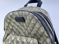Rugtas gucci, gg supreme gold bees backpack - afbeelding 6 van  13