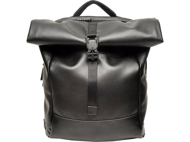 Rugtas, vanber by berba, black, rolltop - afbeelding 1 van  9