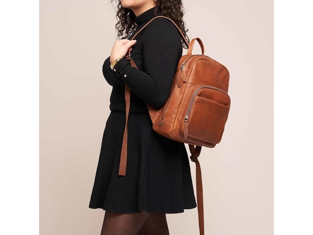 Rugzak chesterfield, santana, cognac - afbeelding 3 van  4