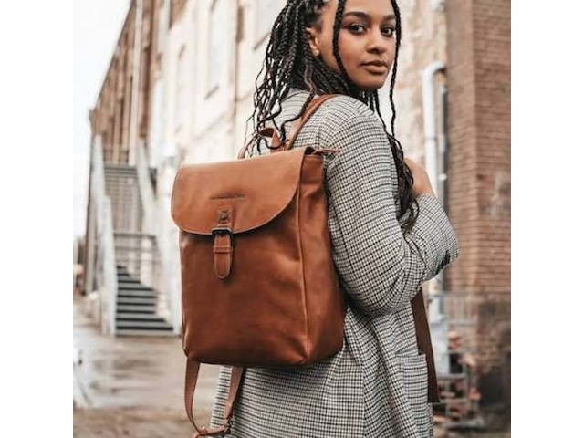 Rugzak, chesterfield, vermont, cognac - afbeelding 2 van  4