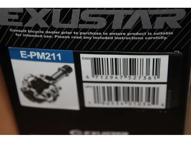 Ruim 100 sets fietspedalen exustar e-pm211 in drie dozen. - afbeelding 2 van  2