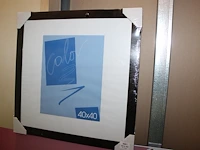 Ruim 30 nieuwe fotolijsten met afmeting 40x40 en 40x50 cm. - afbeelding 3 van  3