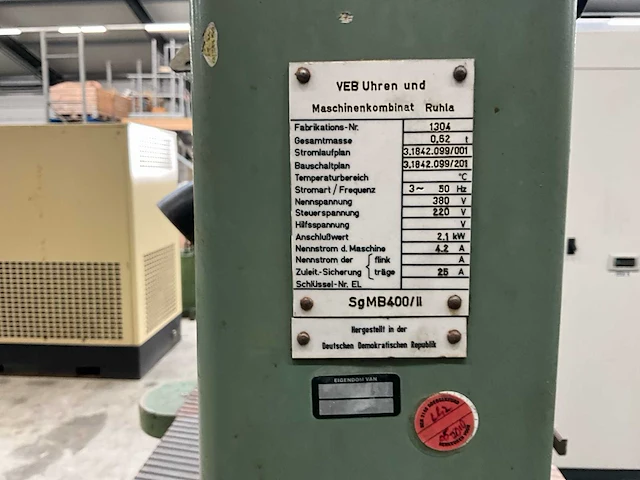 Rulha sgmb400/ii bandzaagmachine - afbeelding 3 van  11