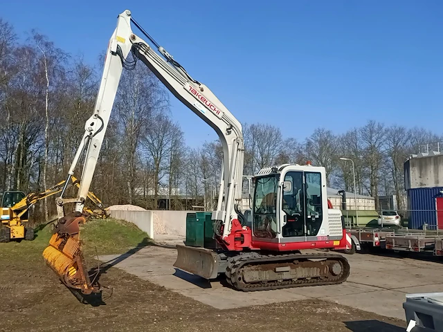 Rupskraan takeuchi, tb175 hydraulic excavator met herder maaibalk, bouwjaar 2011 - afbeelding 1 van  45