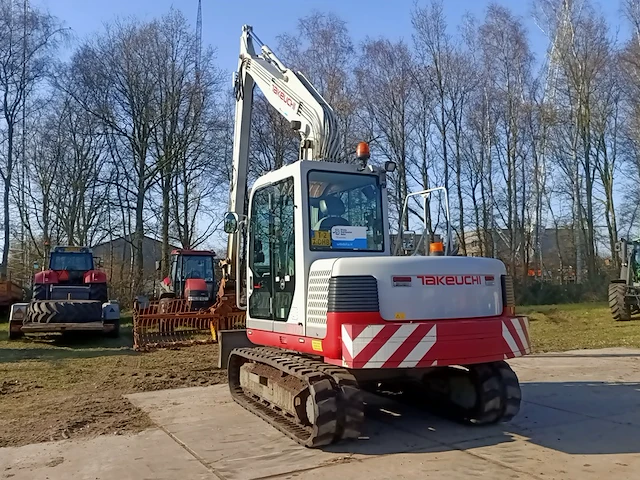 Rupskraan takeuchi, tb175 hydraulic excavator met herder maaibalk, bouwjaar 2011 - afbeelding 34 van  45