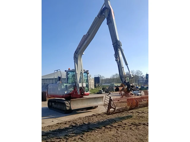 Rupskraan takeuchi, tb175 hydraulic excavator met herder maaibalk, bouwjaar 2011 - afbeelding 42 van  45