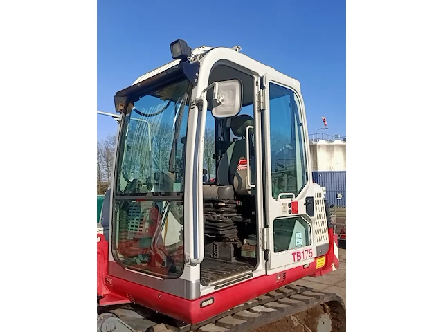Rupskraan takeuchi, tb175 hydraulic excavator met herder maaibalk, bouwjaar 2011 - afbeelding 45 van  45