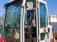 Rupskraan takeuchi, tb175 hydraulic excavator met herder maaibalk, bouwjaar 2011 - afbeelding 45 van  45