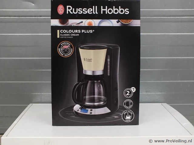 Russel hobbs koffiezetmachine met glazen kan. - afbeelding 1 van  1