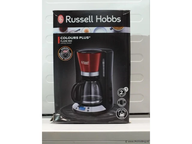 Russel hobbs koffiezetmachine met glazen kan. - afbeelding 1 van  1