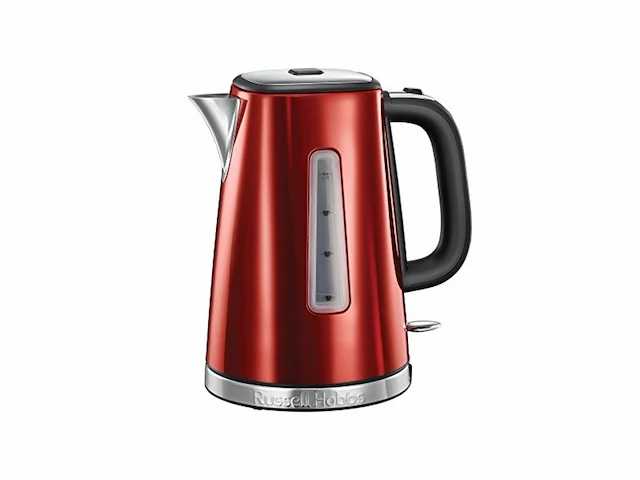 Russell hobbs 2321070 waterkoker luna rood chroom 1, 7liter - afbeelding 1 van  3