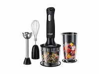 Russell hobbs 3-in-1 staafmixer mixen &kloppen, pureren, 700 ml, 500 watt matt zwart - afbeelding 1 van  6