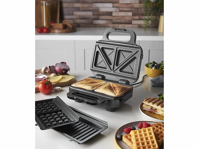 Russell hobbs creations 3 in 1 sandwich maker tosti-apparaat - wafelmaker - grillplaten - 26810-56 - afbeelding 2 van  2