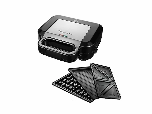Russell hobbs creations 3 in 1 sandwich maker tosti-apparaat - wafelmaker - grillplaten - afbeelding 1 van  2