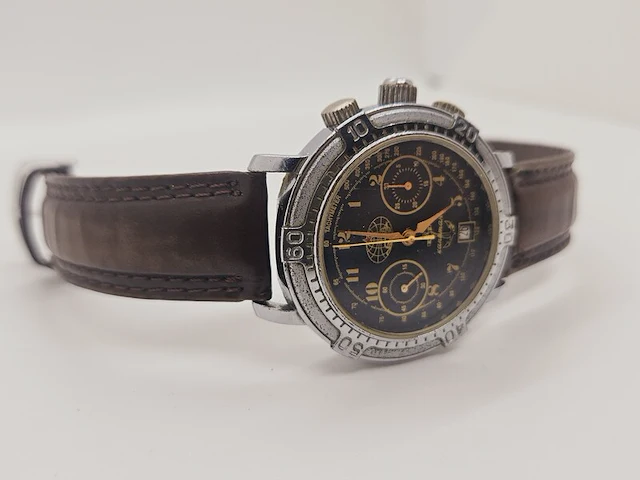 Russisch herenhorloge - poljot militaire chronograaf - afbeelding 4 van  7